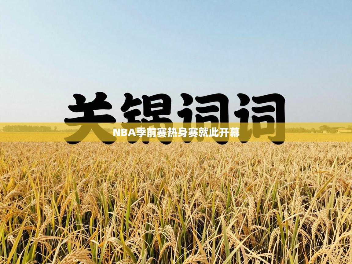 NBA季前赛热身赛就此开幕